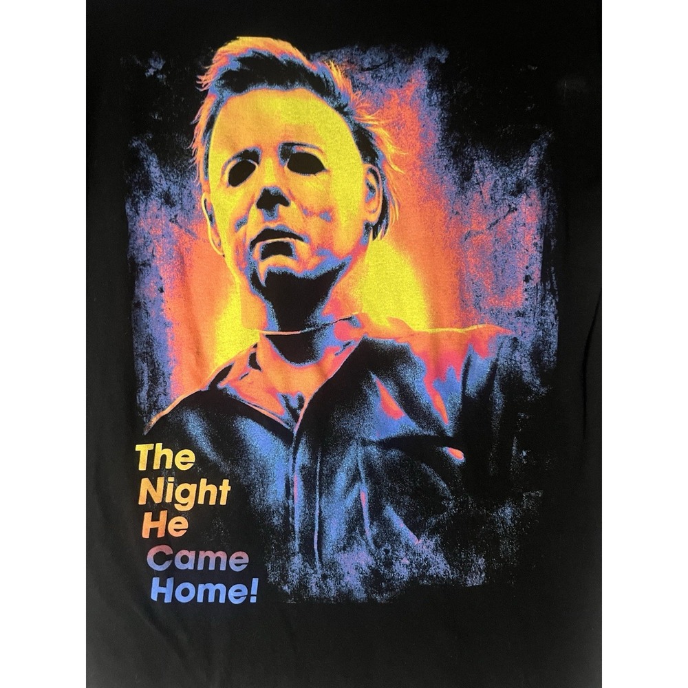 Michael Myers Halloween "The Night He Came Home" Black Shirt Size Small - Picture 3 of 7
